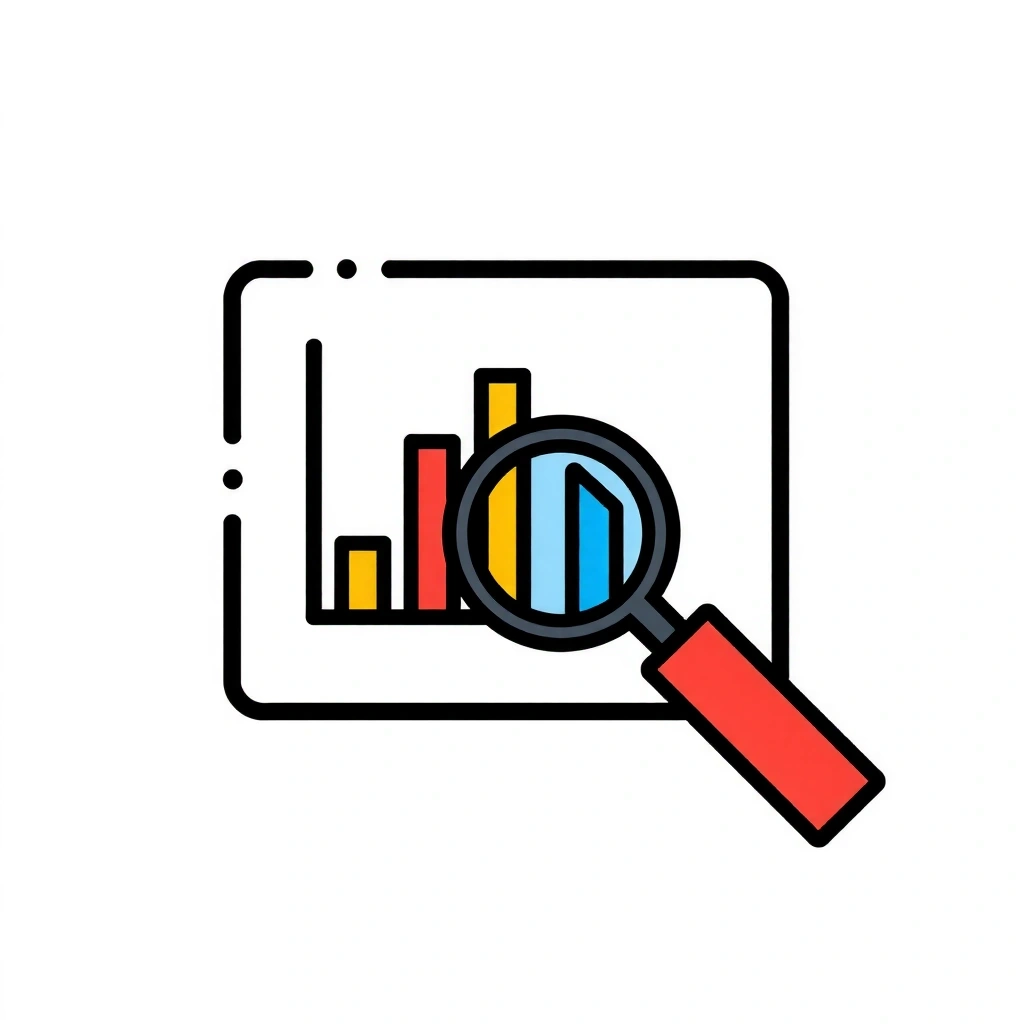 Ikona analizy danych internetowych