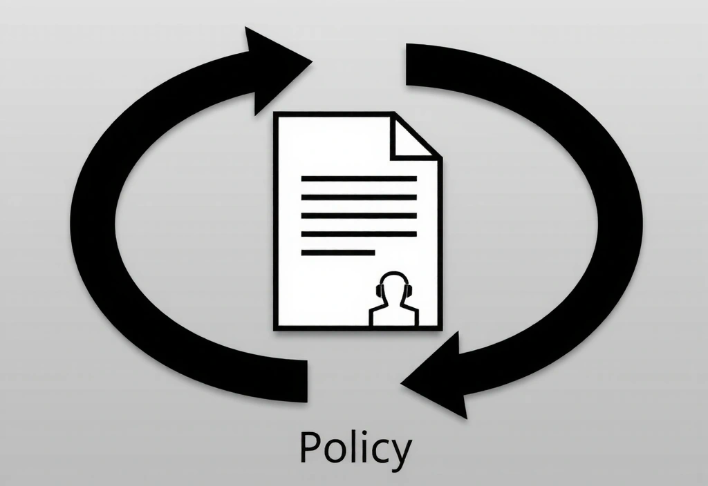 Ikona dokumentu ze strzałkami symbolizującymi aktualizację